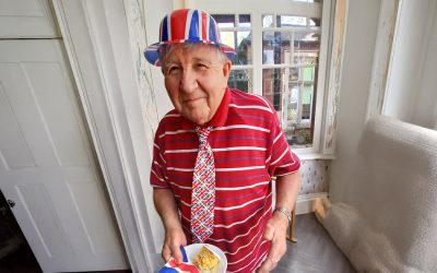 Celebrating VE Day 80 and sharing memories at Stansted care home, Hargrave House