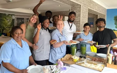 Bullsmoor Lodge care home in Enfield celebrates Professional Care Workers’ Week with the whole team