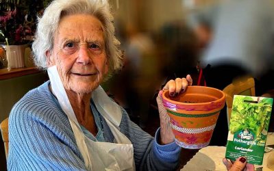 Residents at Five Oaks care home in Barnet get green fingers
