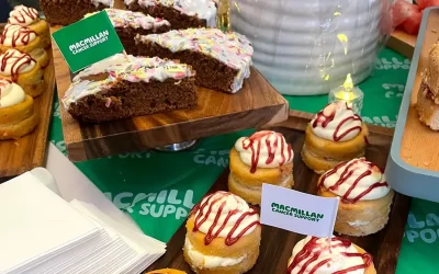 Macmillan coffee morning at Five Oaks care home raises funds for cancer care
